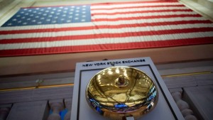 The bell is picture at the New York Stock Exchange (NYSE) on August 5, 2019 at Wall Street in New York City. - Selling on Wall Street accelerated early Monday as a steep drop in the Chinese yuan escalated the US-China trade war following President Trump's announcement of new tariffs last week. (Photo by Johannes EISELE / AFP)        (Photo credit should read JOHANNES EISELE/AFP/Getty Images)