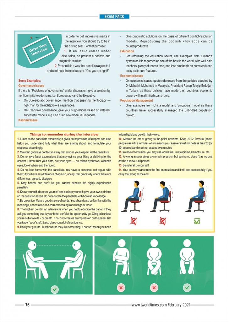 HOW TO ACE THE CSS INTERVIEW – Jahangir's World Times